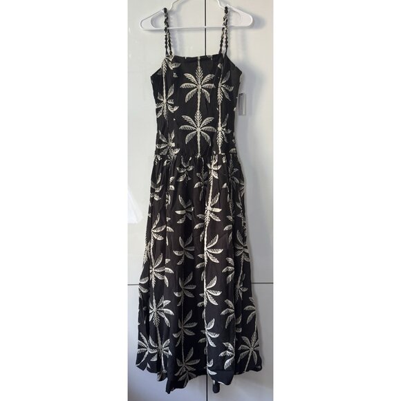 NWT Size S -La Maise Studio Abena Drop-Waist Linen Blend Dress (NWT US$ 298) - Picture 13 of 16